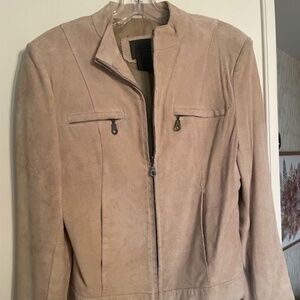 JohnPaulRichard Suede Tan Jacket Size 10